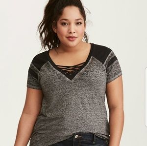 Torrid burnwash tee